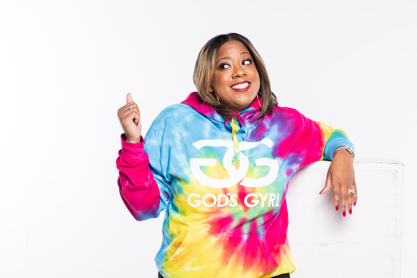 God’s Gyrl Signature Hoodie - Tie Dye